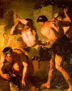  Luca  Giordano The Forge Of Vulcan oil painting picture wholesale